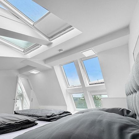 6 Zimmer Maisonette-Penthouse Pool Dachterrasse Luxus München Kültér fotó
